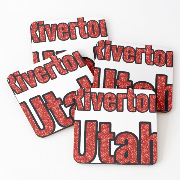 Item preview, Riverton Utah City Name With Red Rhinestone designed and sold by TheIconSmith.