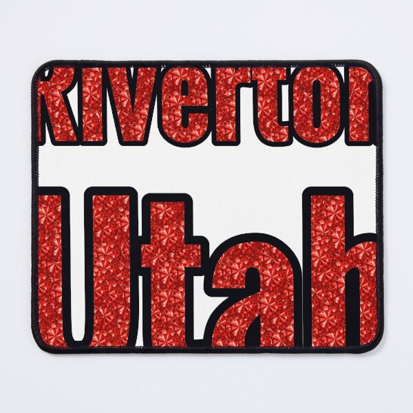 Item preview, Riverton Utah City Name With Red Rhinestone designed and sold by TheIconSmith.