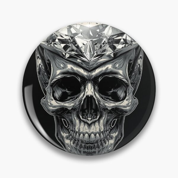 Item preview, Demons and Diamonds — Dark Sacred Crystal Art designed and sold by GeoWhimsy Studio.