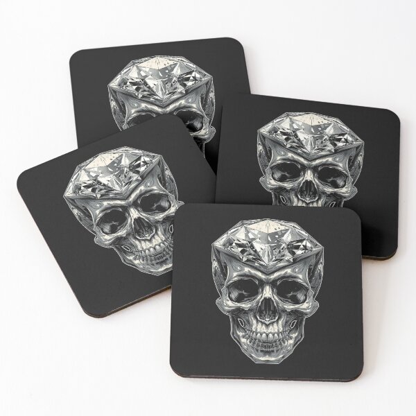 Item preview, Demons and Diamonds — Dark Sacred Crystal Art designed and sold by GeoWhimsy Studio.