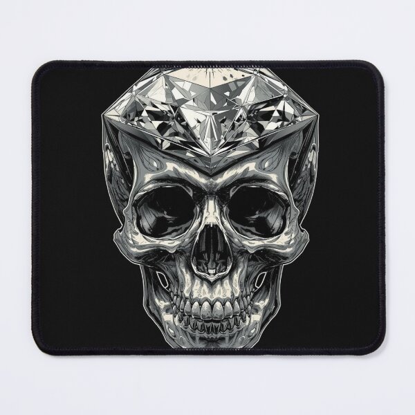 Item preview, Demons and Diamonds — Dark Sacred Crystal Art designed and sold by GeoWhimsy Studio.