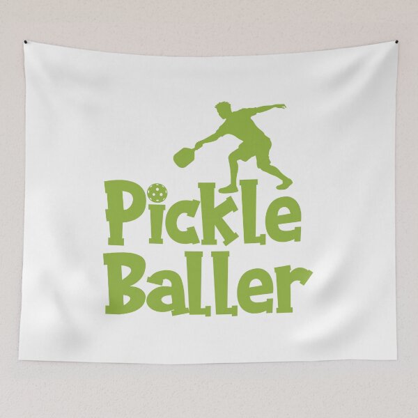 Item preview, Pickleball Player Silhouette – Funny Pickle Baller Sport Design 4 designed and sold by mcraft studio.