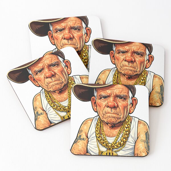 Item preview, Grumpy hip-hop grandpa designed and sold by Berlin-D-Prs.