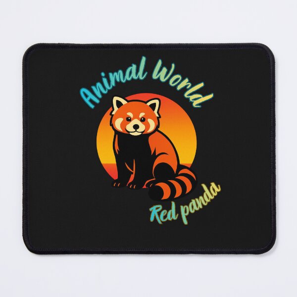 Item preview, Animal World: Red Panda – Cute Colorful Wildlife Illustration designed and sold by GigaFactory.