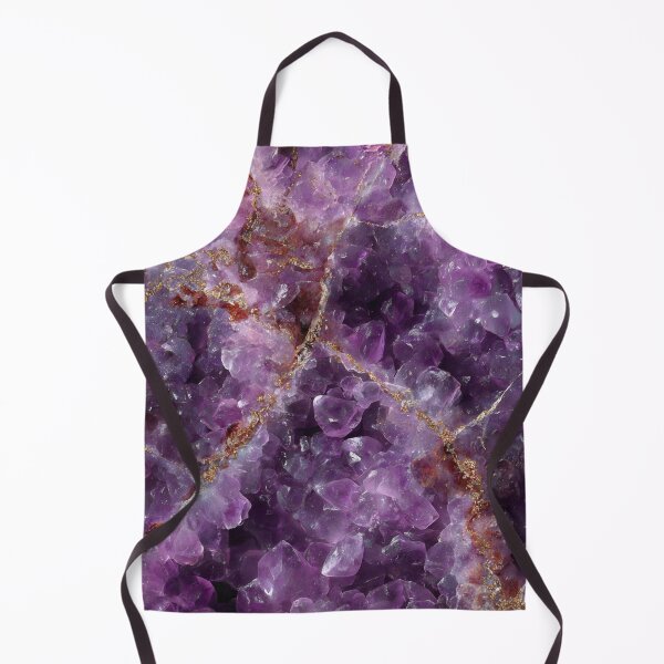 Item preview, Purple Amethyst Crystal Texture With Golden Veins Luxury designed and sold by EL-Lebedenko.