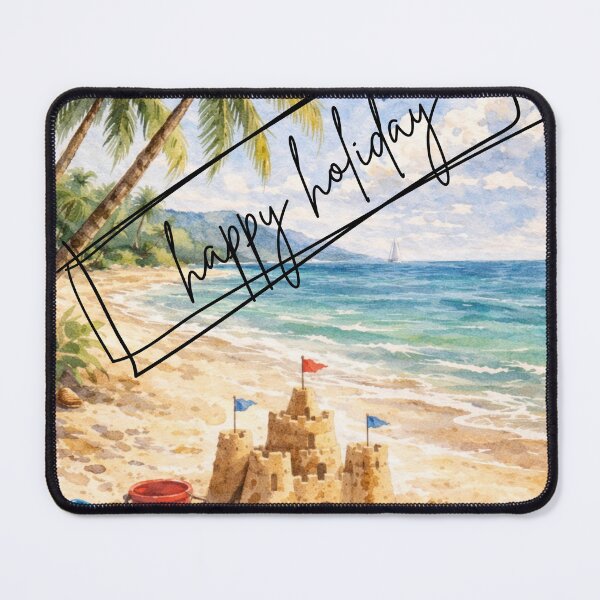 Item preview, Tropical Beach Sandcastle designed and sold by Gina_BreWe.