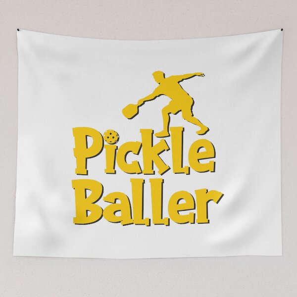 Item preview, Pickleball Player Silhouette – Funny Pickle Baller Sport Design designed and sold by mcraft studio.