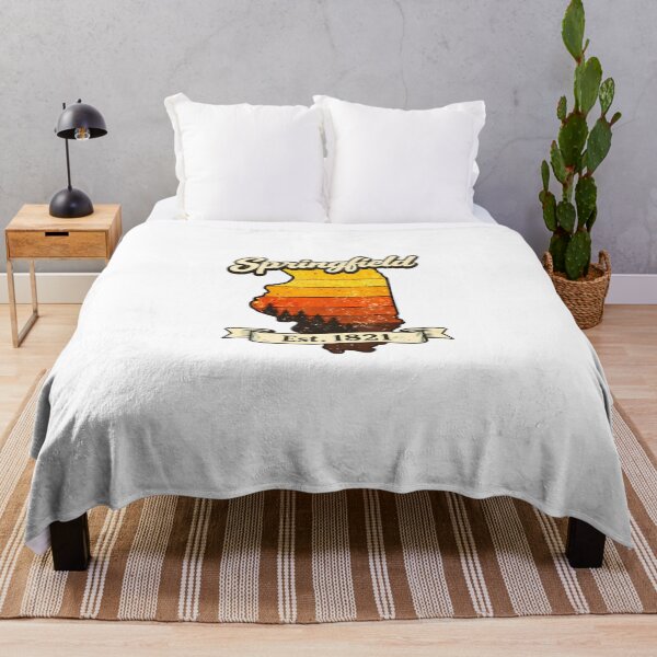 Item preview, I Love Springfield Illinois Est 1821 Vintage Retro Sunset State Outline Art Funny Gifts designed and sold by BadhbhArt.