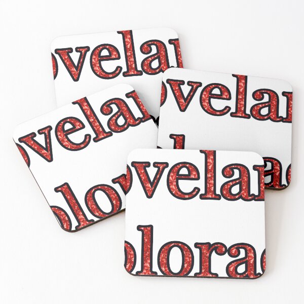 Item preview, Loveland Colorado City Name With Red Rhinestone designed and sold by TheIconSmith.