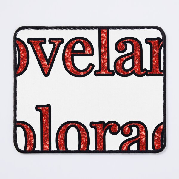Item preview, Loveland Colorado City Name With Red Rhinestone designed and sold by TheIconSmith.