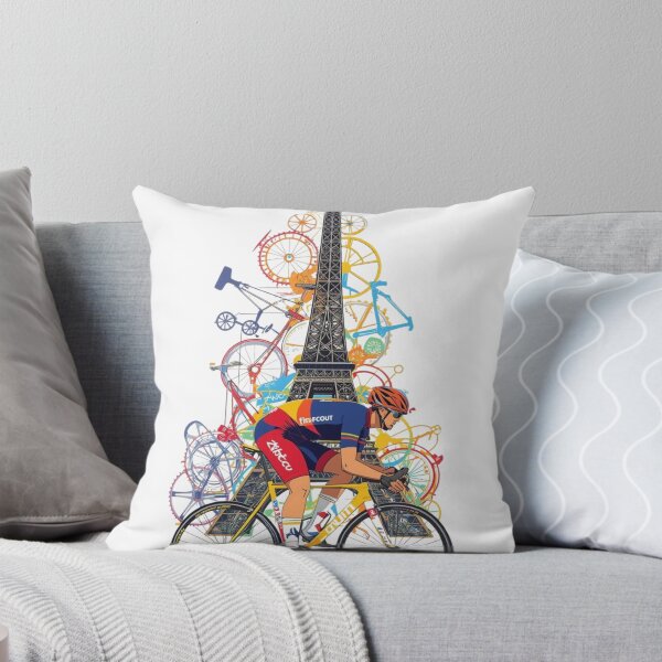 Item preview, Le Tour De France Theme Design – Cyclist Eiffel Tower designed and sold by StylePrynt.