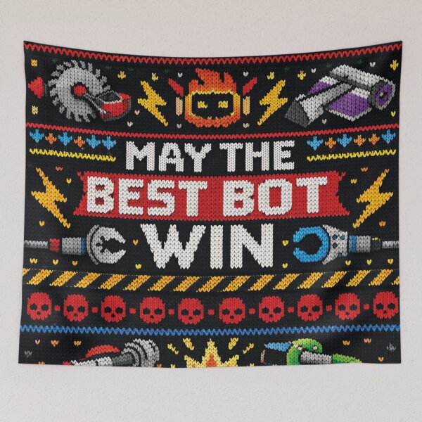 Item preview, May the Best Bot Win – Strategy and Competition in the Combat Robotics Pattern designed and sold by Mauswohn.