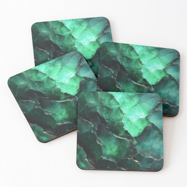 Item preview, Luxury Emerald Marble Texture With Golden Veins Abstract designed and sold by EL-Lebedenko.