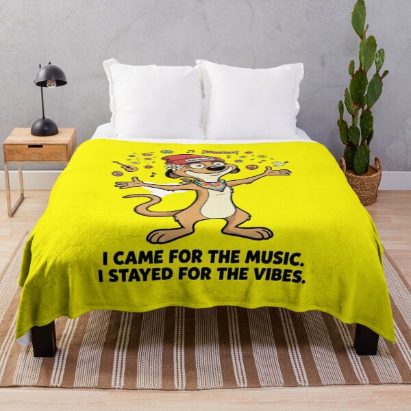 Item preview, MaXiBoOM Woodstock Vibes - Retro 90s Meerkat Music Lover designed and sold by mAXiBoOM.