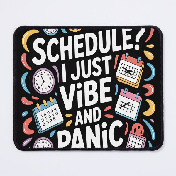 Item preview, Schedule I Just Vibe and Panic – Chaos Quote designed and sold by mandiana.