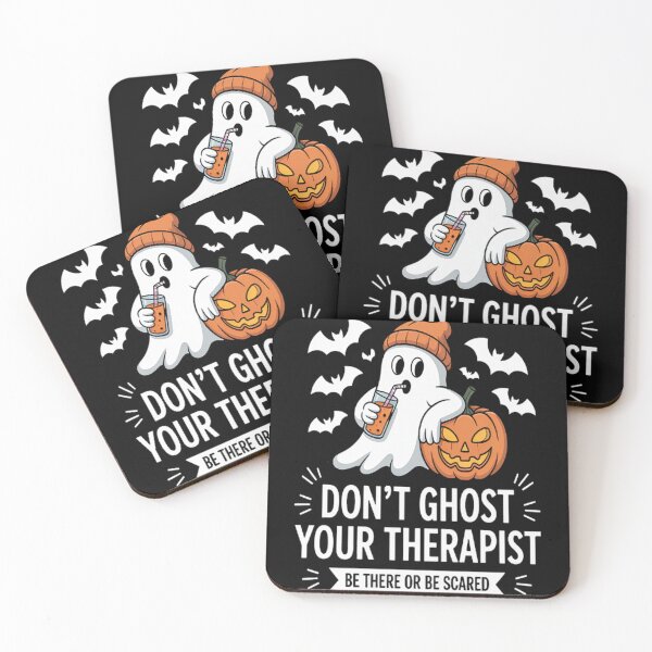 Item preview, Don't Ghost Your Therapist Halloween Mental Health Advocacy designed and sold by HaiharryCartoon.