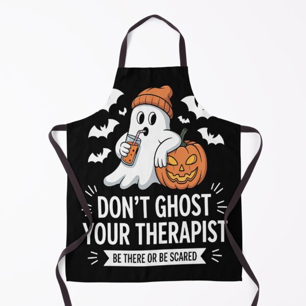Item preview, Don't Ghost Your Therapist Halloween Mental Health Advocacy designed and sold by HaiharryCartoon.