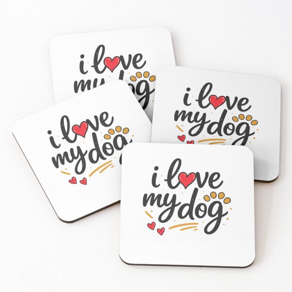 Item preview, i love my dog designed and sold by MoosElkPL.