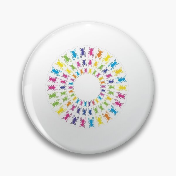 Item preview, Vintage Ant Mandala Sticker Copy – Organic Circular Design for Classic Lovers designed and sold by bsbd-action.