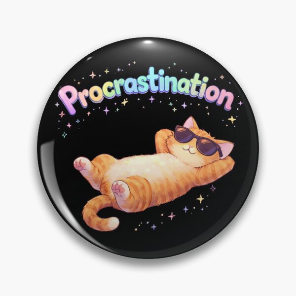 Item preview, Procrastination designed and sold by ChaosCultCreations.co.