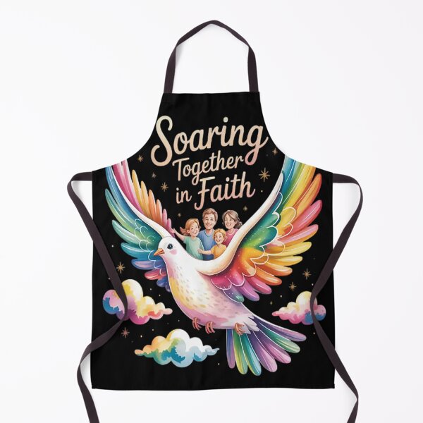 Item preview, Soaring Together In Faith United In Spirit And Colorful Wings Christian Family designed and sold by mandiana.