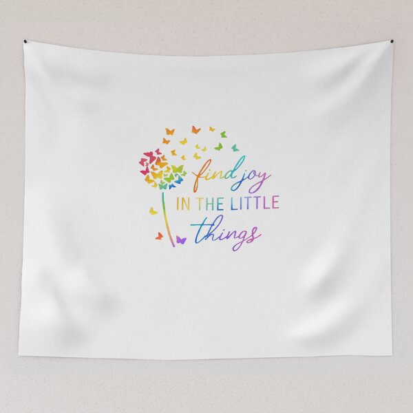 Item preview, Find joy in the littel things - quote designed and sold by Gezonde-Voeding.