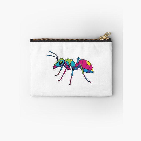 Item preview, Multicolor Geometric Ant – Abstract Art Sticker for Entomology and Graphic Design Fans designed and sold by bsbd-action.