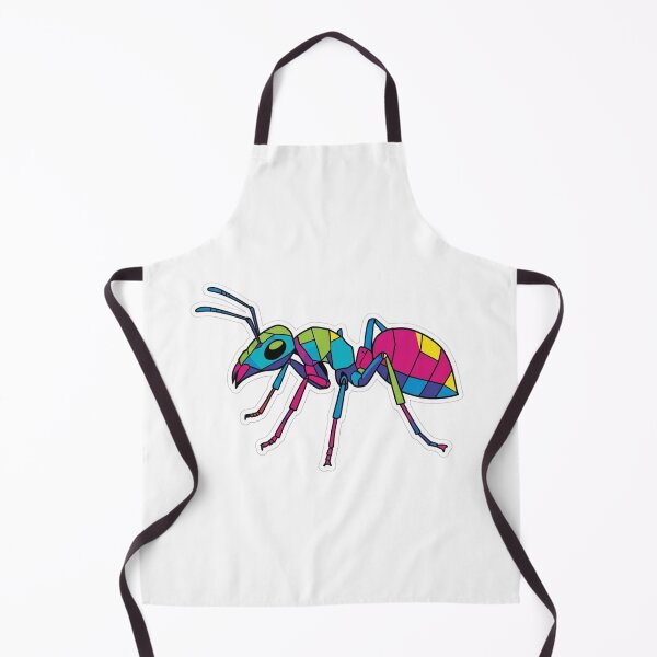 Item preview, Multicolor Geometric Ant – Abstract Art Sticker for Entomology and Graphic Design Fans designed and sold by bsbd-action.