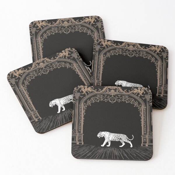 Item preview, Montecore — White Tiger Dark Sacred Stage Art designed and sold by GeoWhimsy Studio.