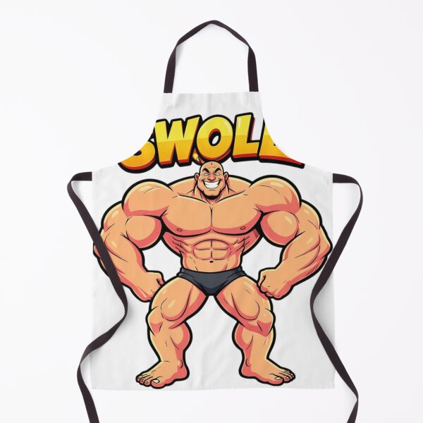Item preview, Swole – Funny Cartoon Bodybuilder Gym Humor Design designed and sold by Black Infinite Worlds.