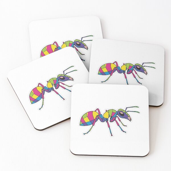 Item preview, Mosaic Style Profile Ant – Colorful Insect T-Shirt for Biology, Art, and Graphic Design Students designed and sold by bsbd-action.