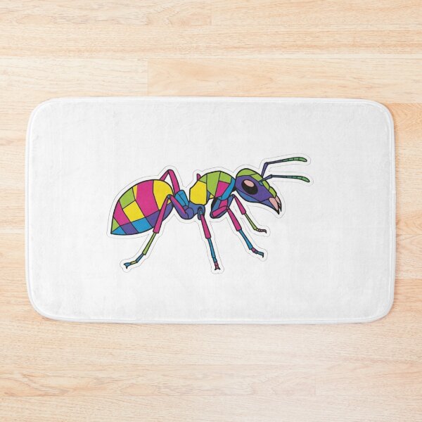 Item preview, Mosaic Style Profile Ant – Colorful Insect T-Shirt for Biology, Art, and Graphic Design Students designed and sold by bsbd-action.