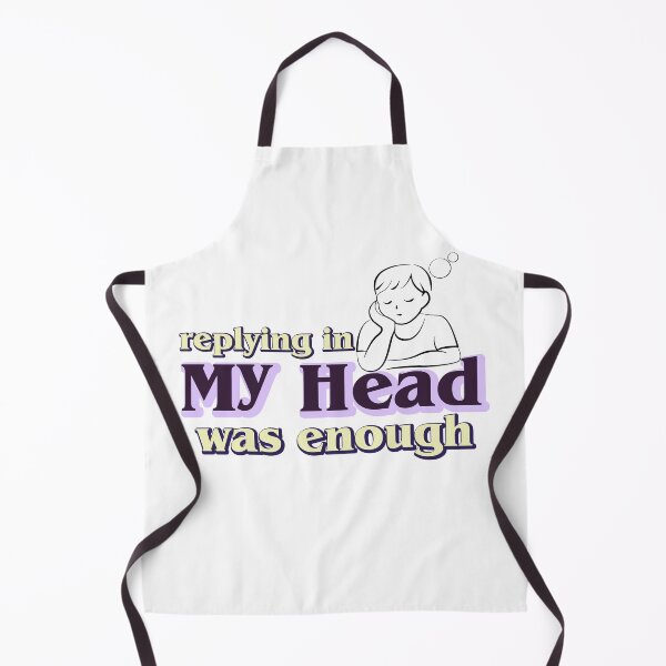 Item preview, Replying in My Head Was Enough – Funny Introvert Sticker designed and sold by MadCatDesign77.