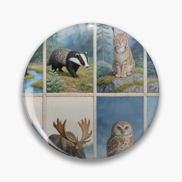 Item preview, A tapestry depicting wild animals designed and sold by Ratatosk-AI.