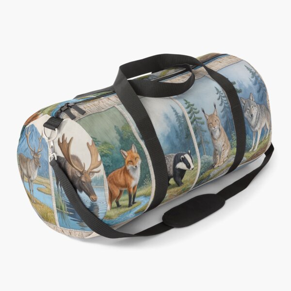 Item preview, A tapestry depicting wild animals designed and sold by Ratatosk-AI.