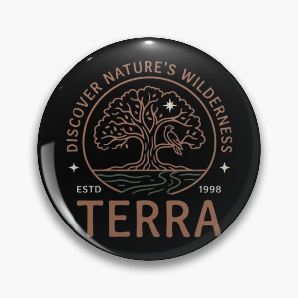 Item preview, Terra – Discover Nature’s Wilderness Emblem Design designed and sold by Dogandesighn.