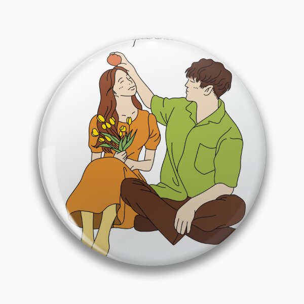 Item preview, Cute Romantic Couple Illustration – Love Aesthetic Minimalist Art designed and sold by Money Magnet Studio.