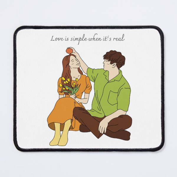 Item preview, Cute Romantic Couple Illustration – Love Aesthetic Minimalist Art designed and sold by Money Magnet Studio.