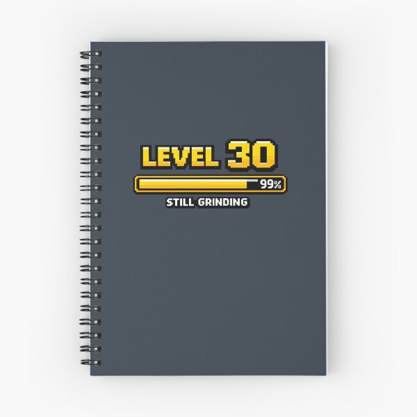 Item preview, Level 30 Still Grinding 30th Birthday Pixel Art designed and sold by SplashTastic.