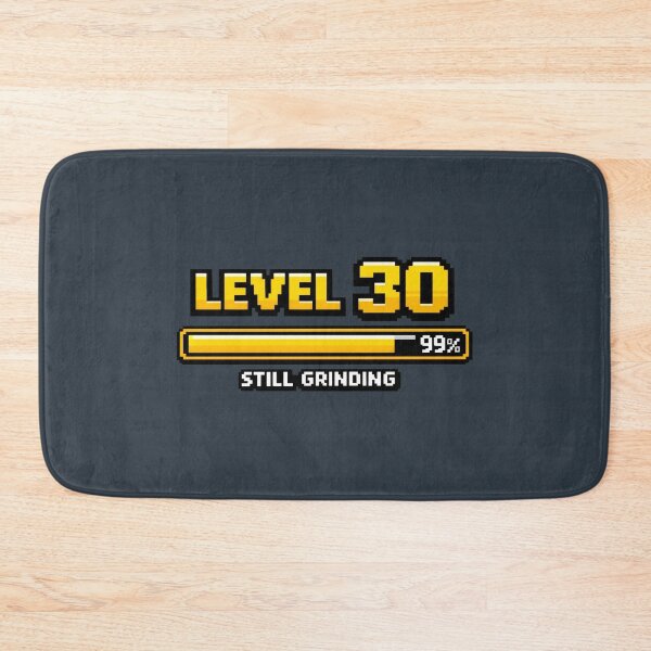 Item preview, Level 30 Still Grinding 30th Birthday Pixel Art designed and sold by SplashTastic.