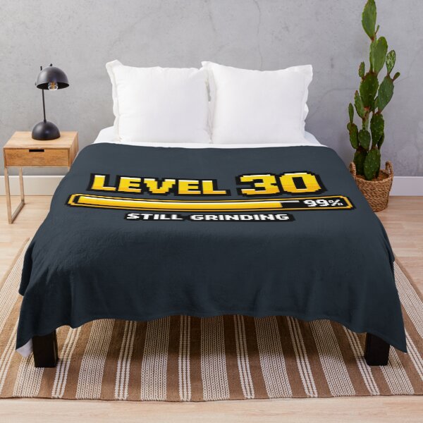 Item preview, Level 30 Still Grinding 30th Birthday Pixel Art designed and sold by SplashTastic.