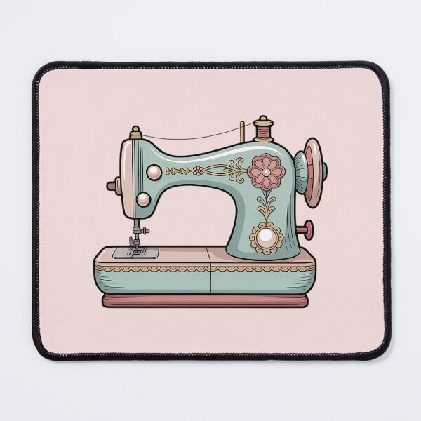 Item preview, Retro Sewing Machine Vintage Illustration – Sewing Lover Gift designed and sold by MarJul.