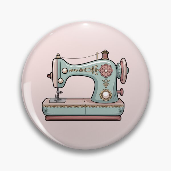 Item preview, Retro Sewing Machine Vintage Illustration – Sewing Lover Gift designed and sold by MarJul.