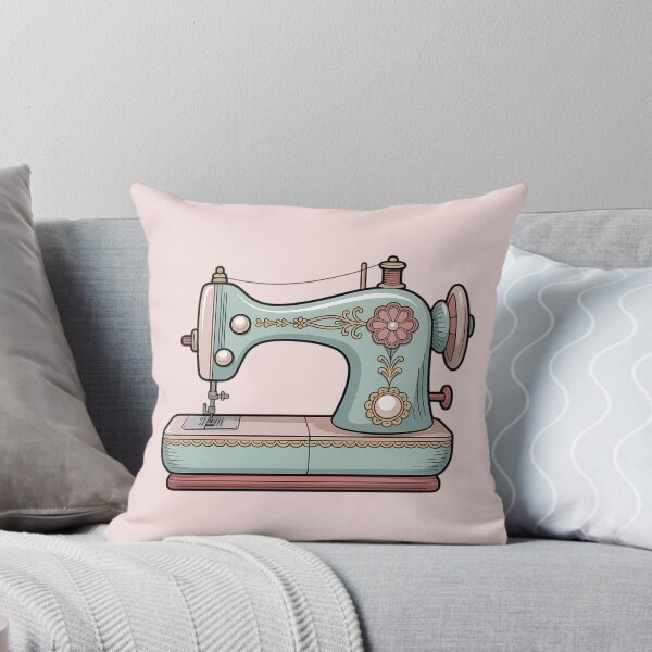 Item preview, Retro Sewing Machine Vintage Illustration – Sewing Lover Gift designed and sold by MarJul.