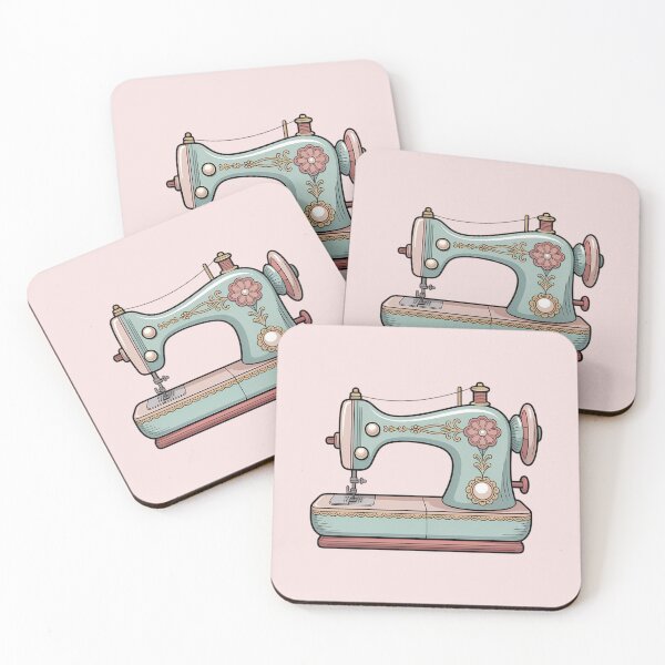 Item preview, Retro Sewing Machine Vintage Illustration – Sewing Lover Gift designed and sold by MarJul.