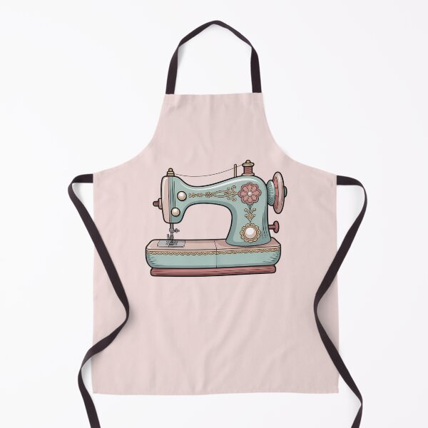 Item preview, Retro Sewing Machine Vintage Illustration – Sewing Lover Gift designed and sold by MarJul.