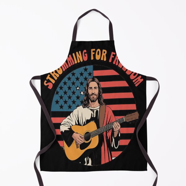 Item preview, Strumming For Freedom Melodies Of Faith And Liberty Jesus Rocks designed and sold by mandiana.