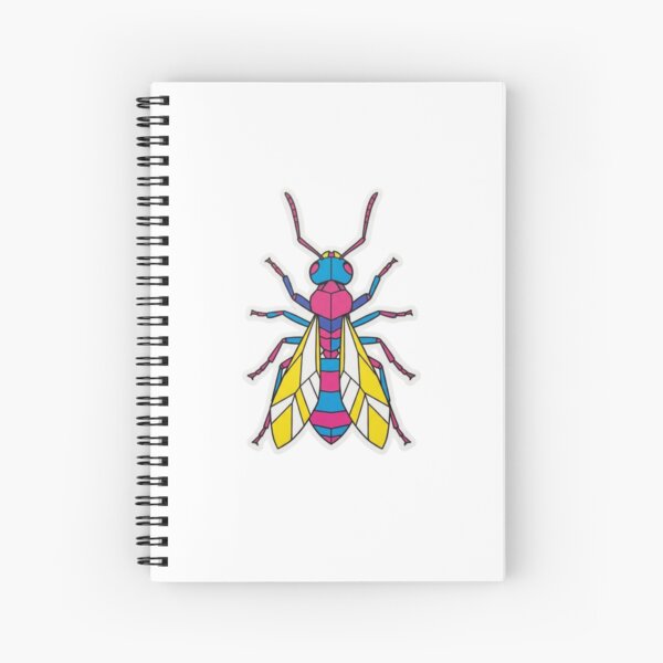 Item preview, Geometric Symmetrical Queen Ant – Winged Insect Sticker for Nature Lovers and Tech Style designed and sold by bsbd-action.