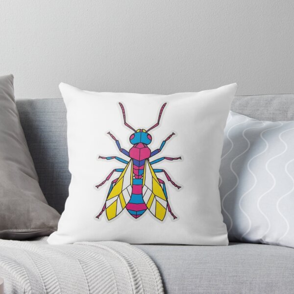 Item preview, Geometric Symmetrical Queen Ant – Winged Insect Sticker for Nature Lovers and Tech Style designed and sold by bsbd-action.