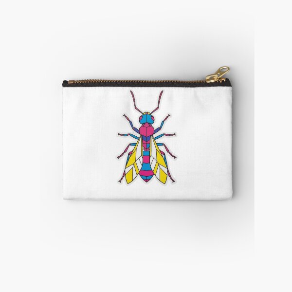 Item preview, Geometric Symmetrical Queen Ant – Winged Insect Sticker for Nature Lovers and Tech Style designed and sold by bsbd-action.